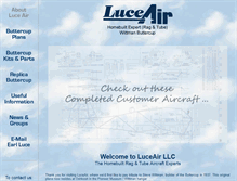 Tablet Screenshot of luceair.com
